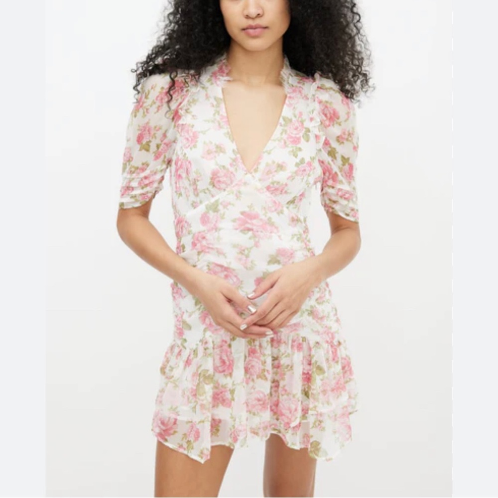 Love shack fancy arlo mini dress